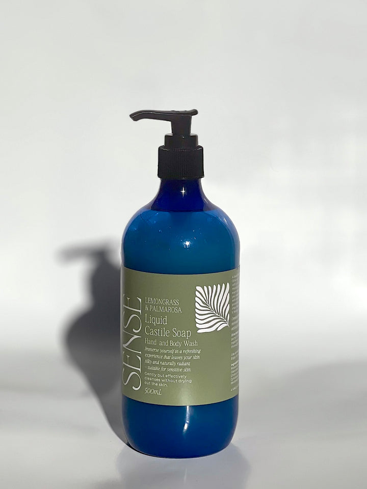 Lemongrass & Palmarosa Castile Liquid Soap - Normal & Sensitive Skin