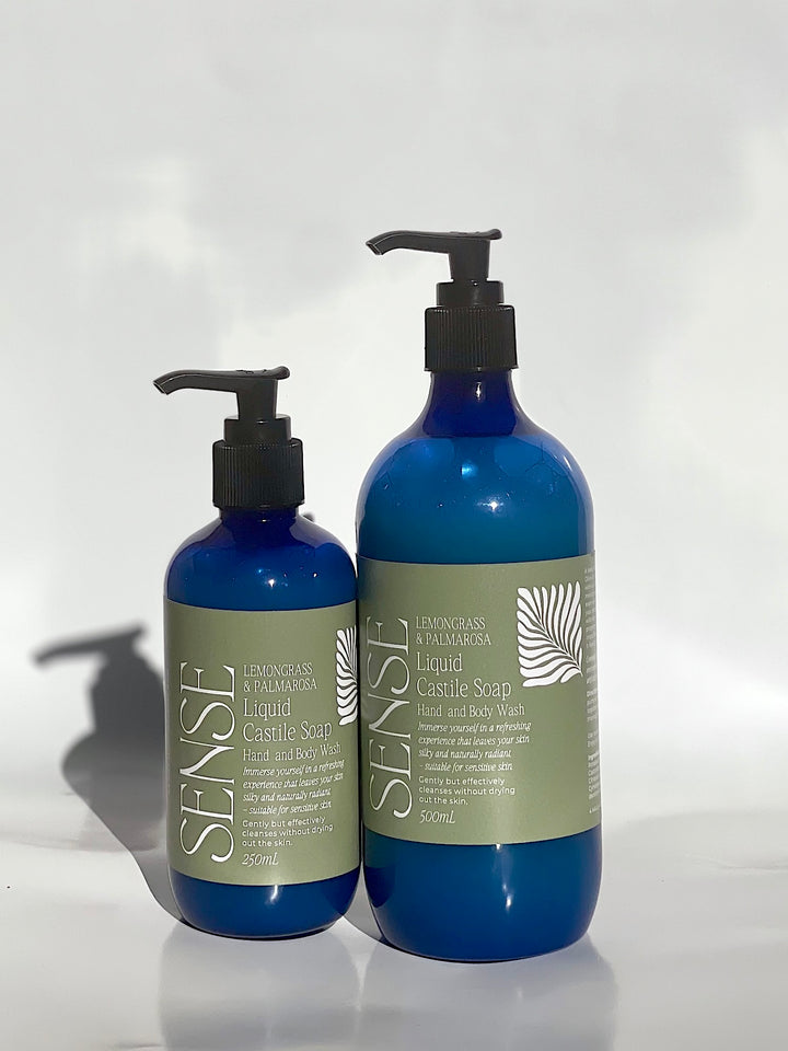 Lemongrass & Palmarosa Castile Liquid Soap - Normal & Sensitive Skin